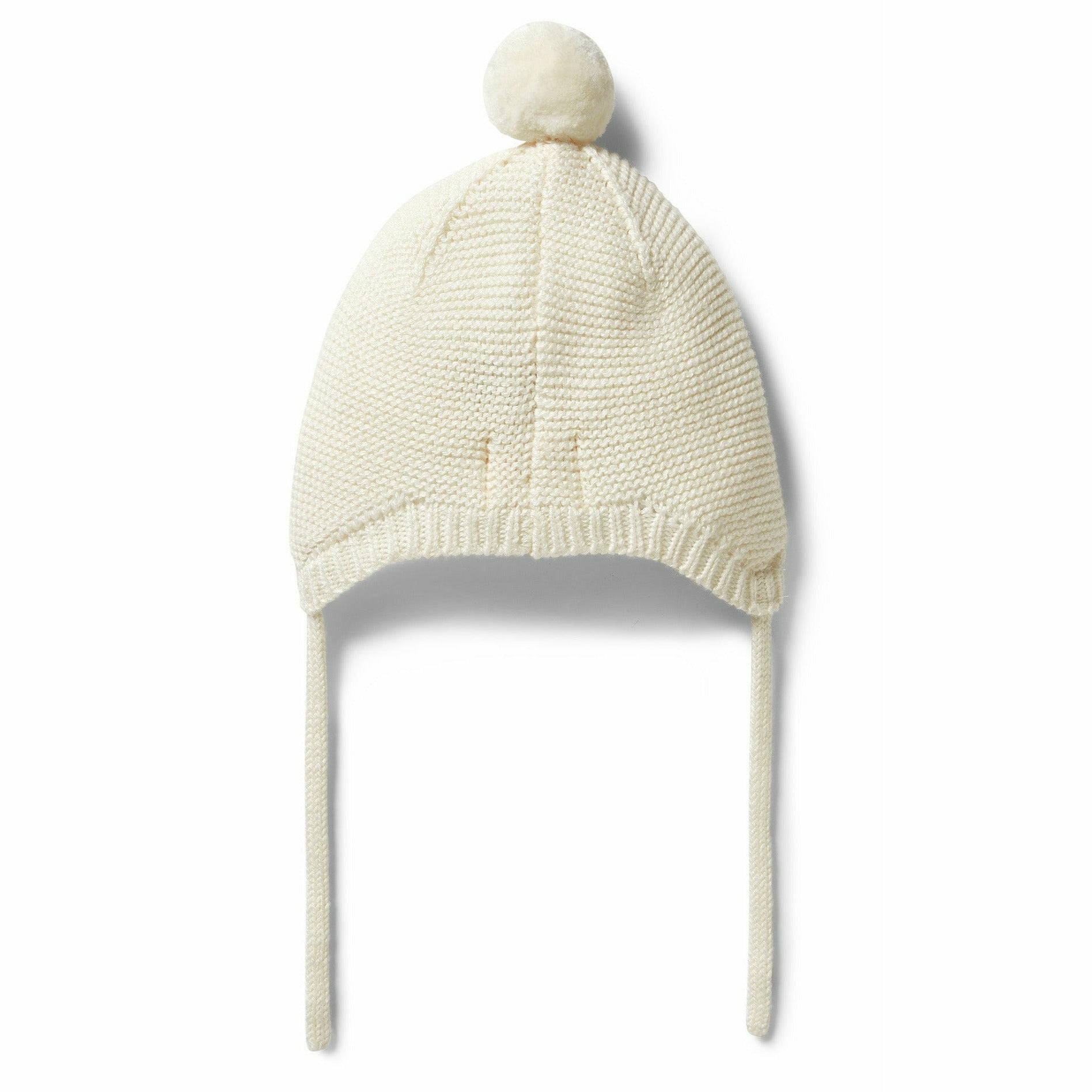 Knitted Cable Bonnet - Gardenia