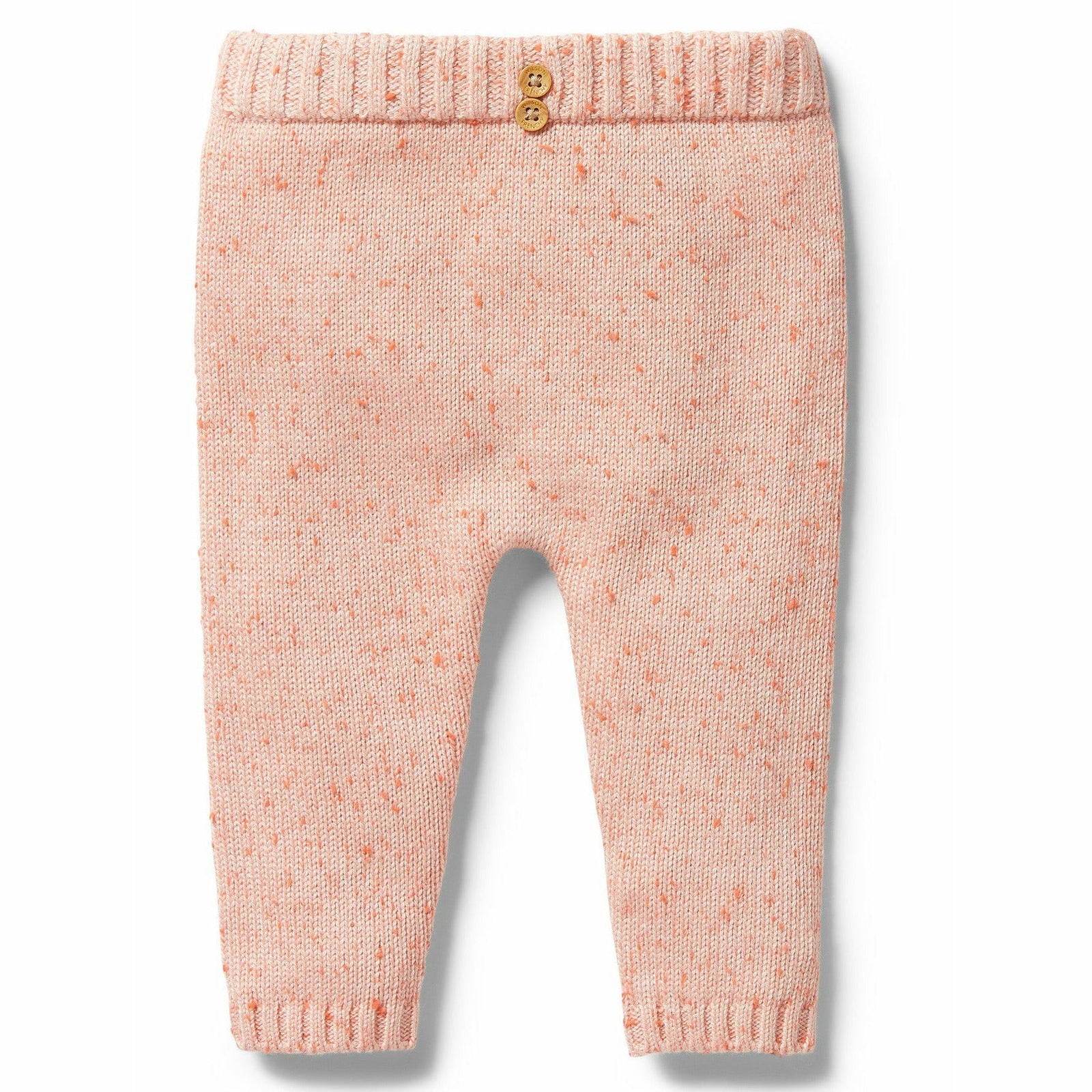 Knitted Legging - Silver Peony Fleck