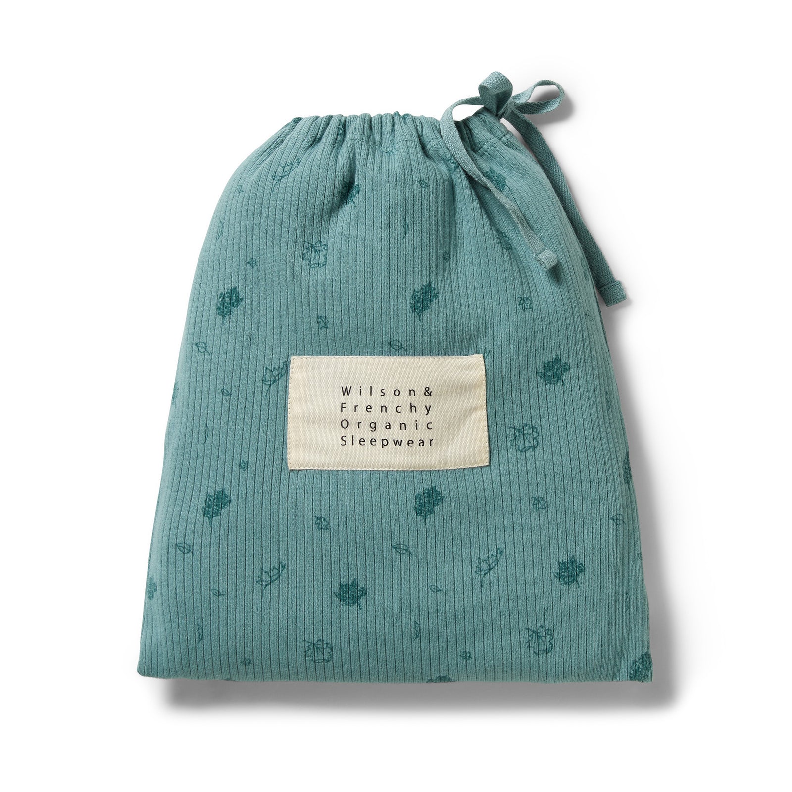 Organic Rib Long Sleeve Pyjamas - Little Leaf