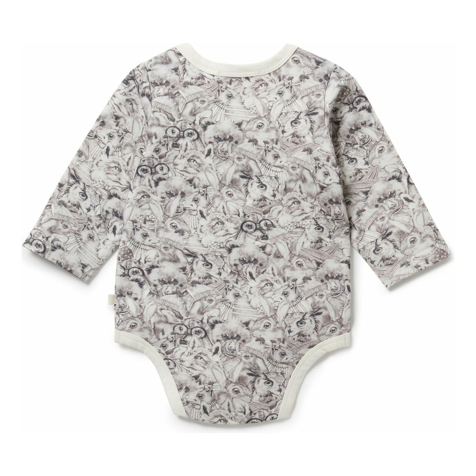 Forest Animals Organic Envelope Bodysuit