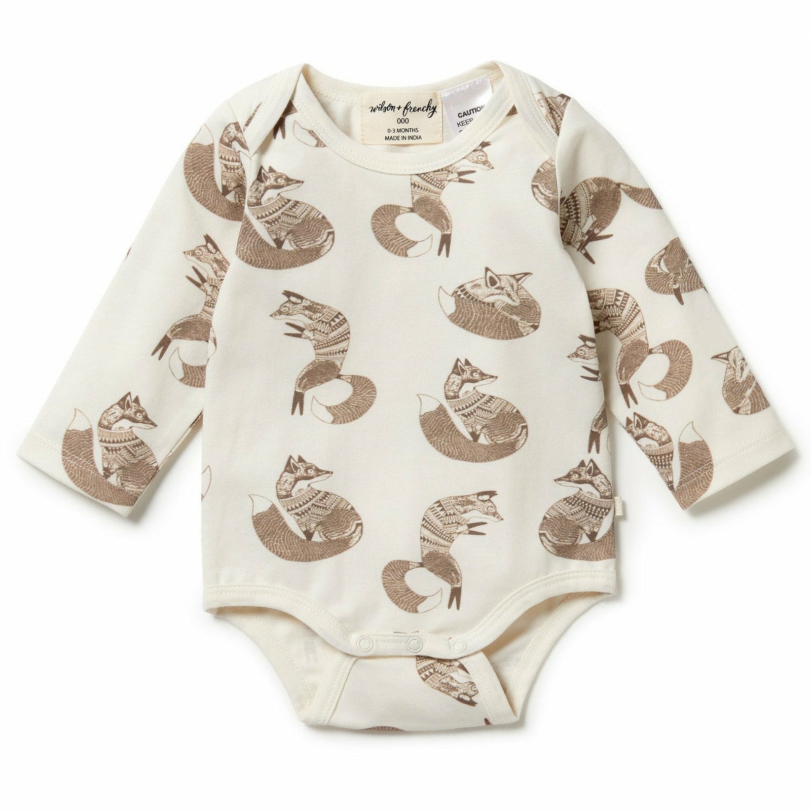 Organic Envelope Bodysuit - Mr Fox