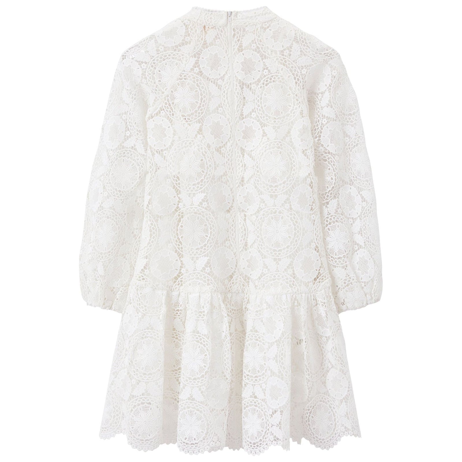 Angel Sleeve Dress - Ivory