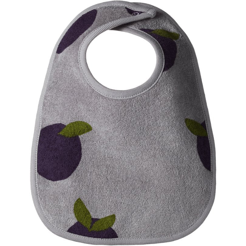 Reversible Bib - Doris Plum Print
