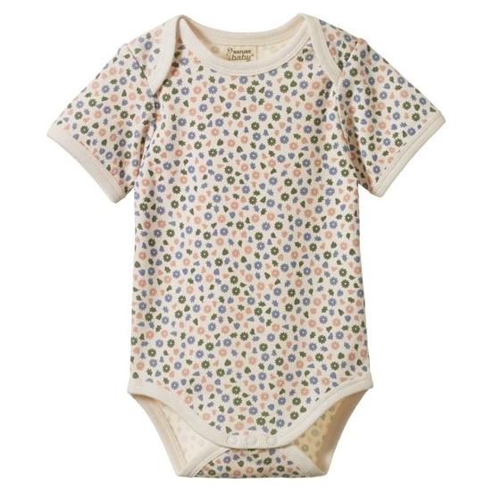 Short Sleeve Bodysuit - Chamomile Blooms