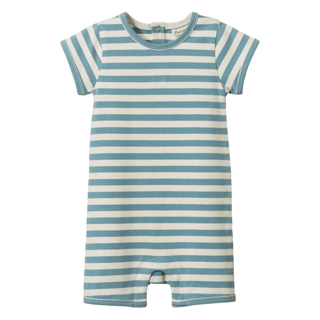 S/S Quincy Romper - Mineral Sea