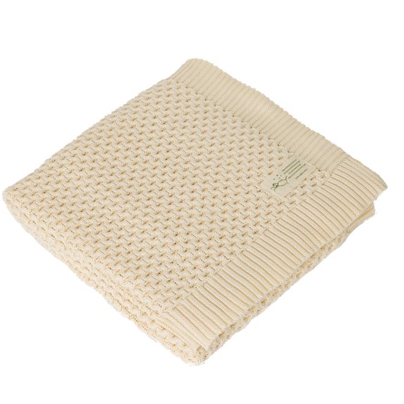 Natural- Bassinet Honeycomb Blanket