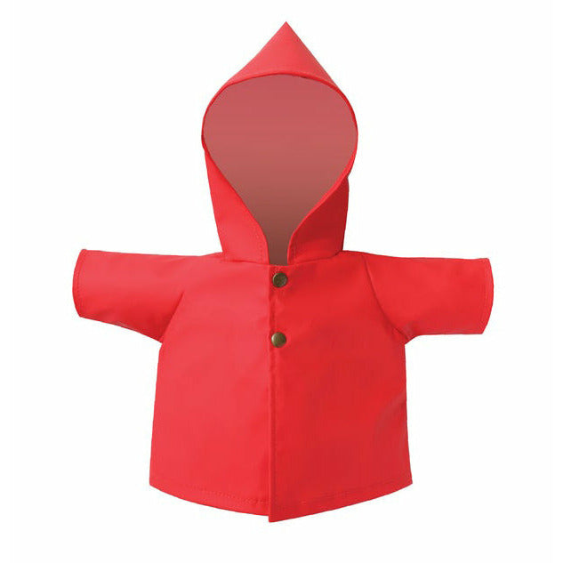 Dinkum Doll Clothing Ahoy Raincoat - Red