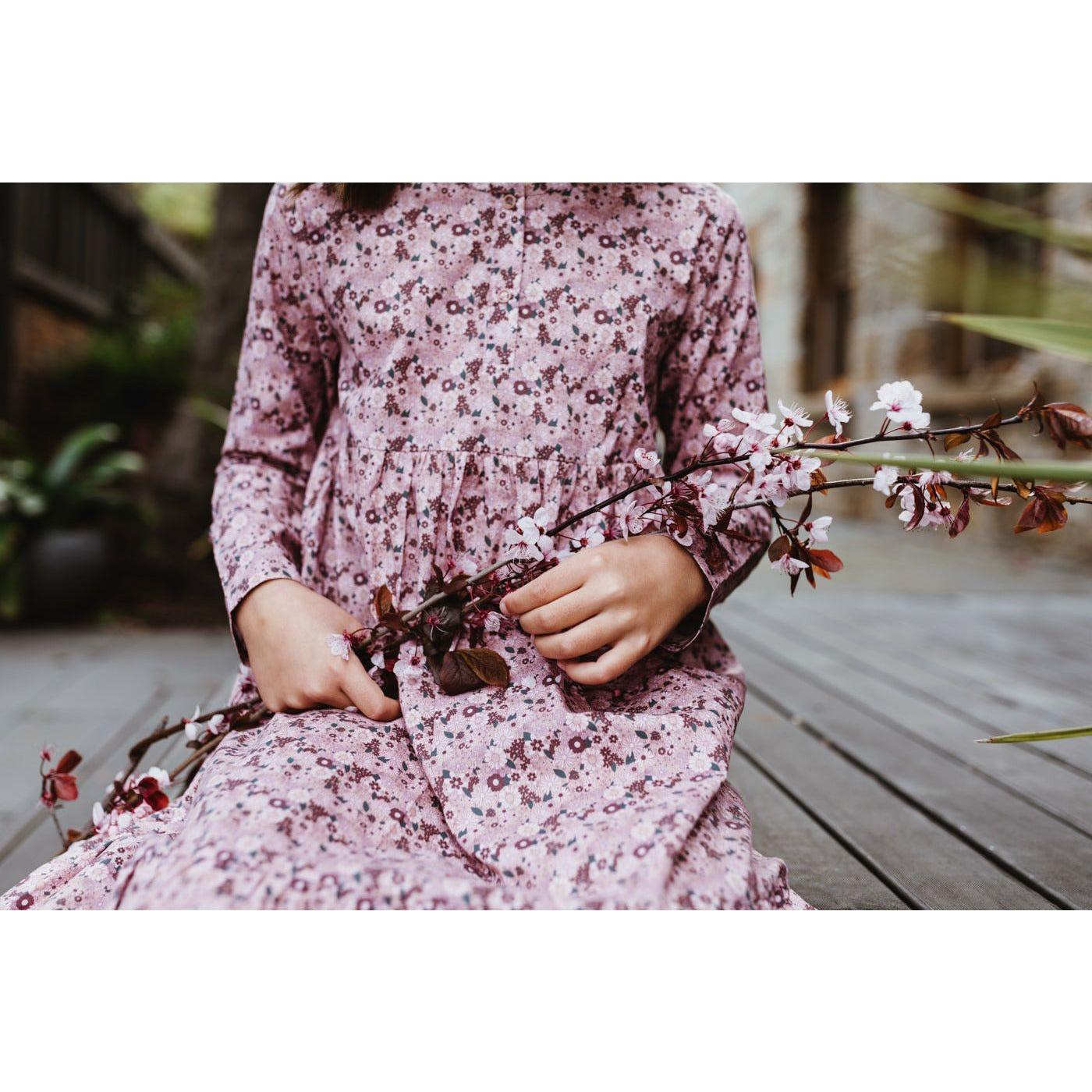 Kingston Dress - Rose Ditzy Floral