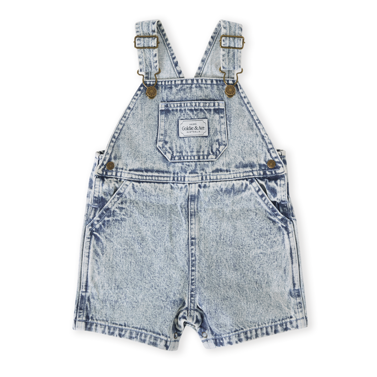 Burton Vintage Washed Denim Overalls