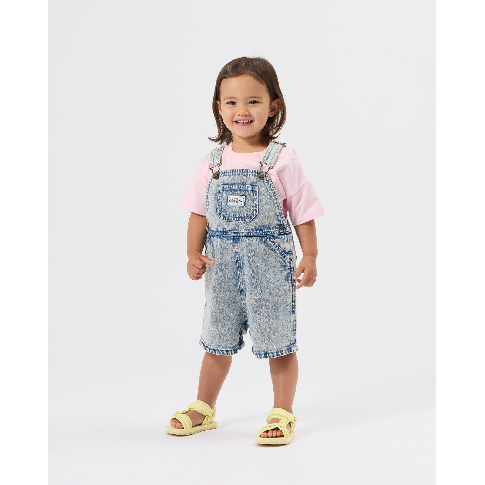 Burton Vintage Washed Denim Overalls