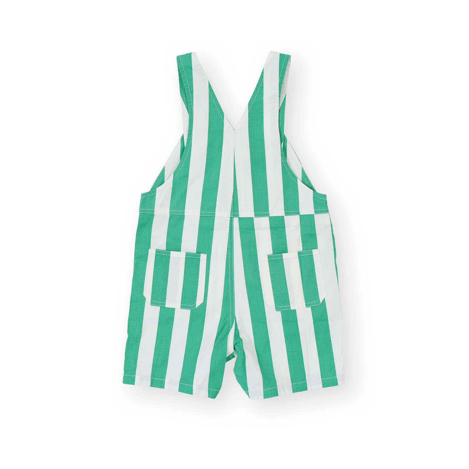 Happy Stripe Button Burton Overalls