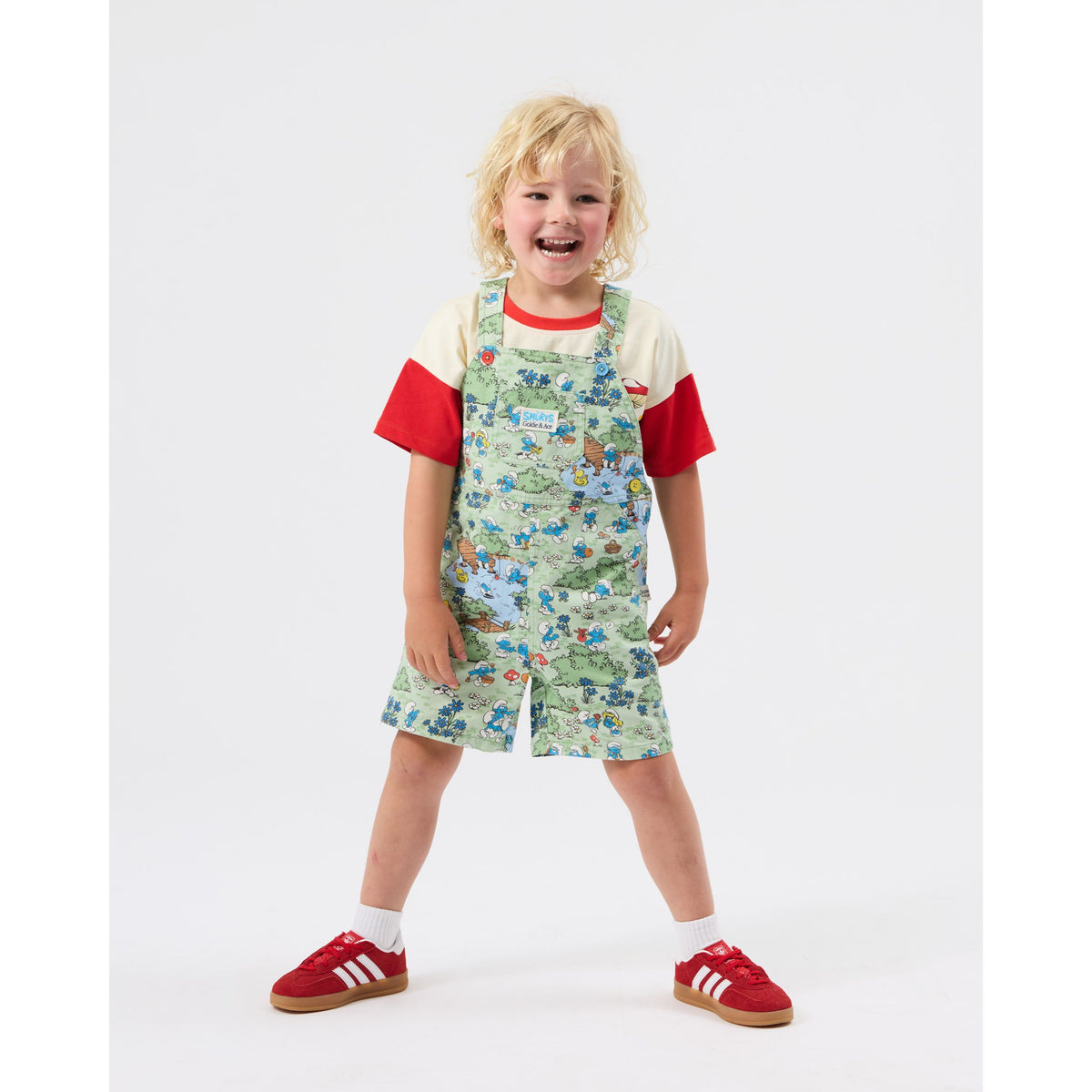 The Smurfs Village Print Burton Overall