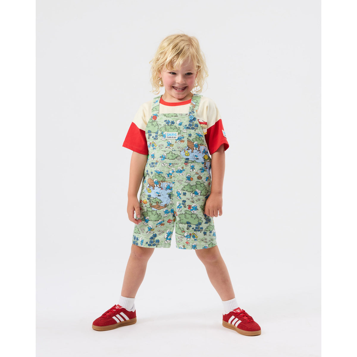 The Smurfs Village Print Burton Overall