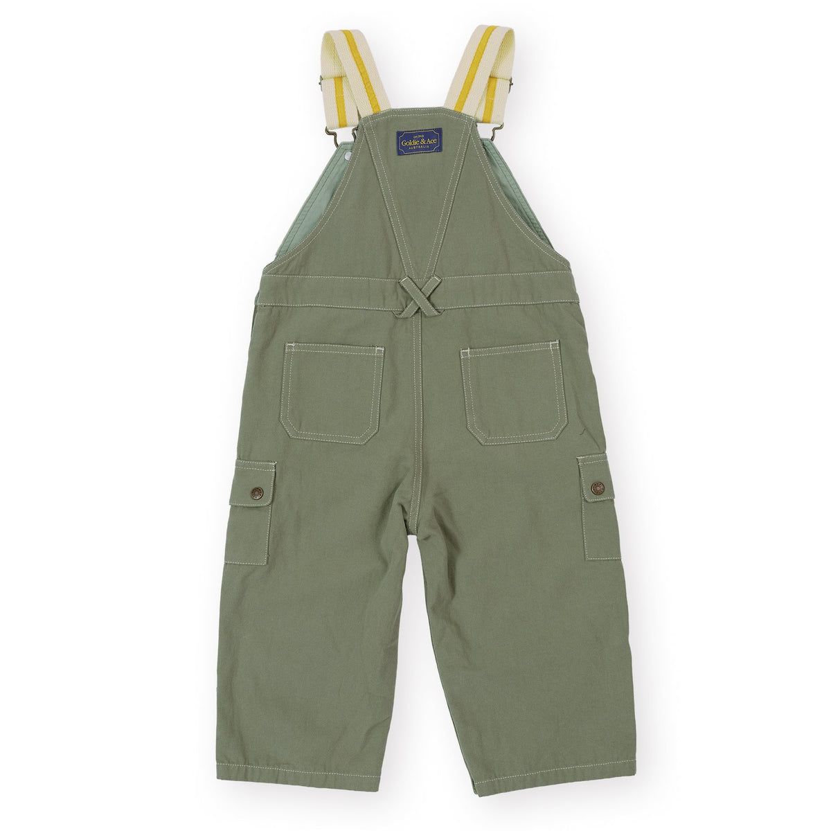 Goldie & Ace Carpenter Utility Austin Overalls, product flat lay 2