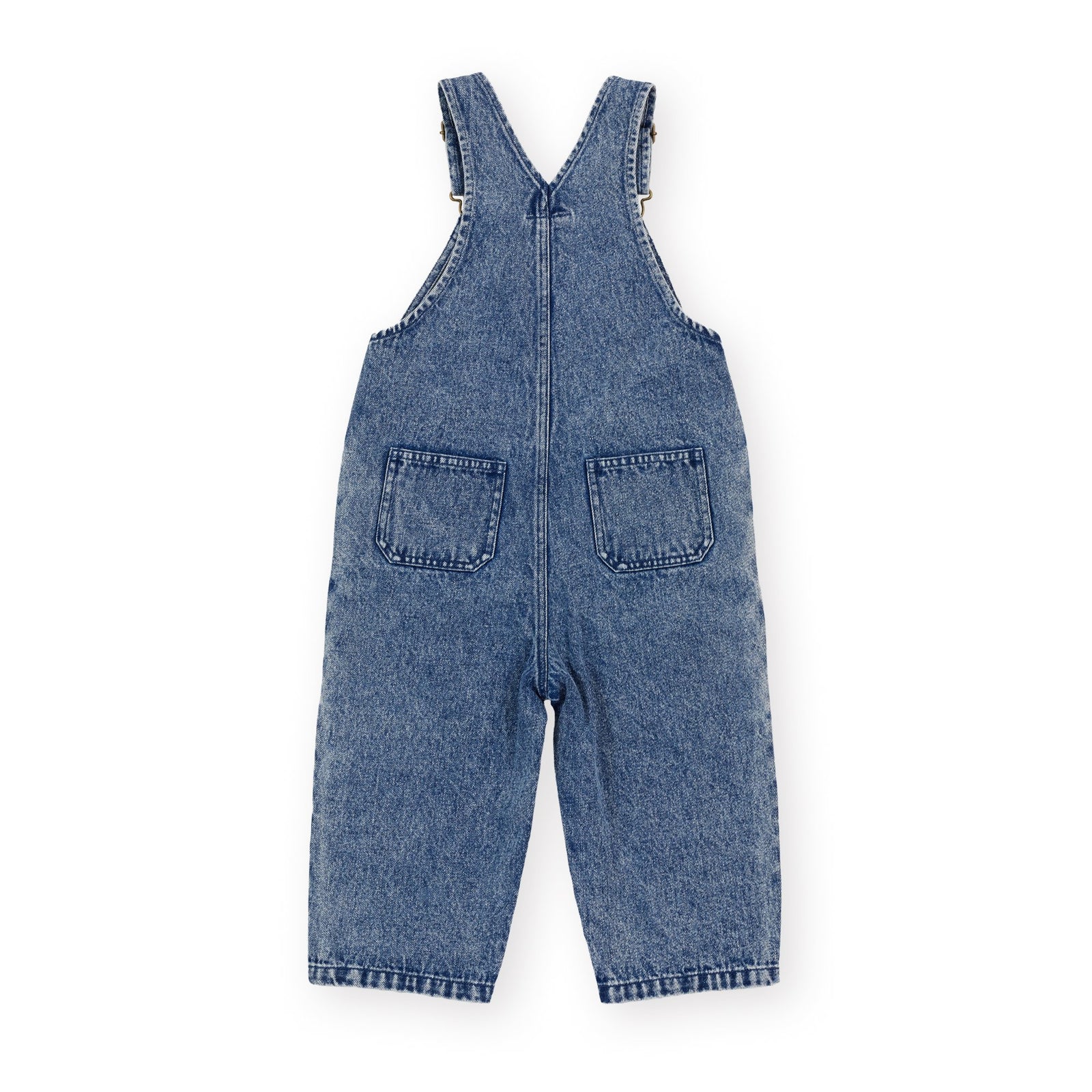 Goldie & Ace Austin Colour Block Vintage Denim Overalls, product flat lay 4