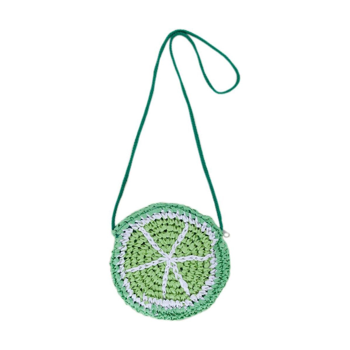 Lime Straw Bag