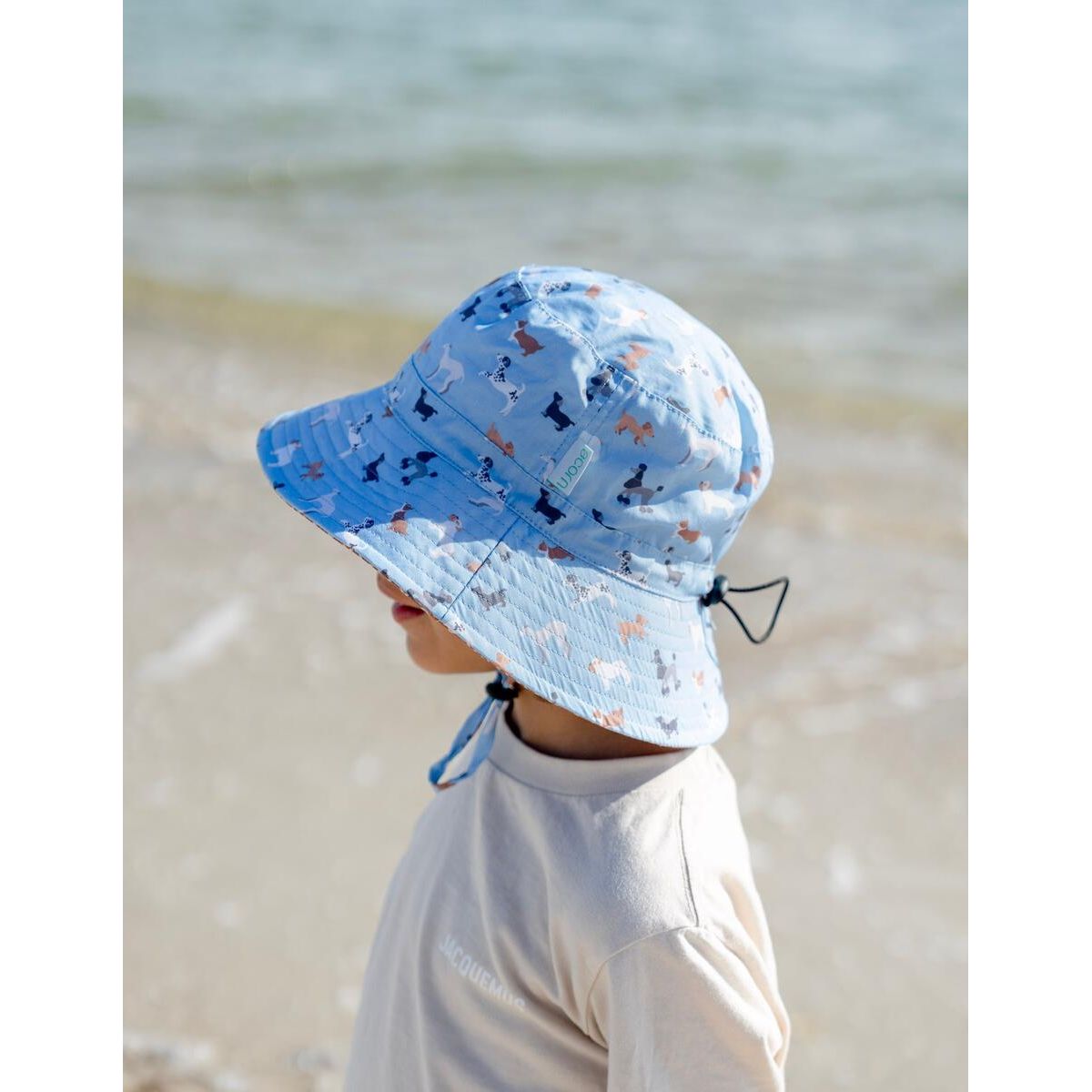 Central Park Doggies Wide Brim Bucket Hat