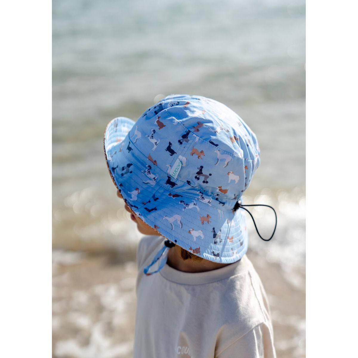 Central Park Doggies Wide Brim Bucket Hat