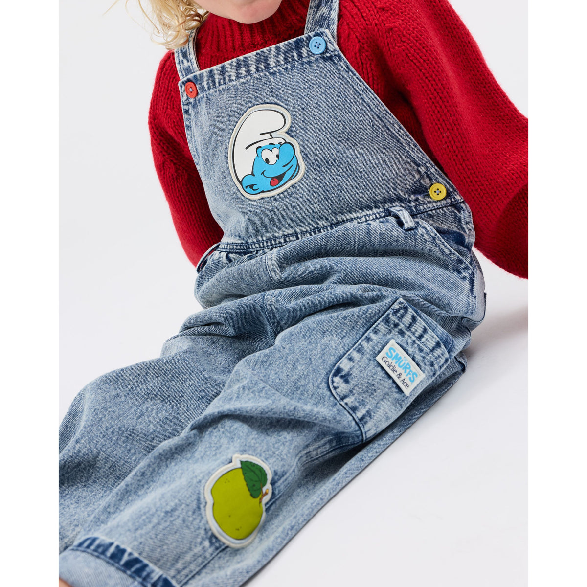 The Smurfs Patch Austin Overalls