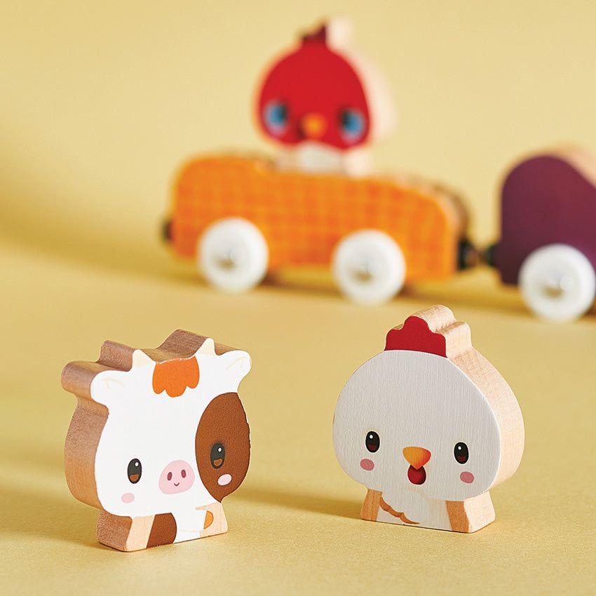 Magnetic Farm Animal Cars