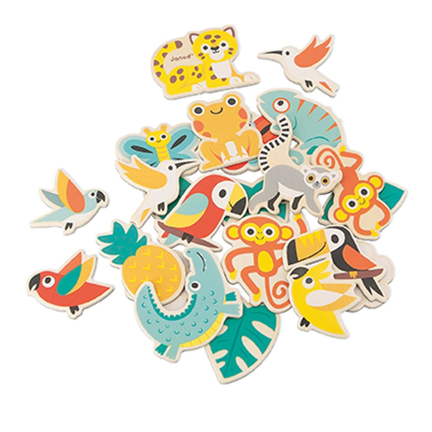 Janod - 24 Piece Magnet Set Tropical