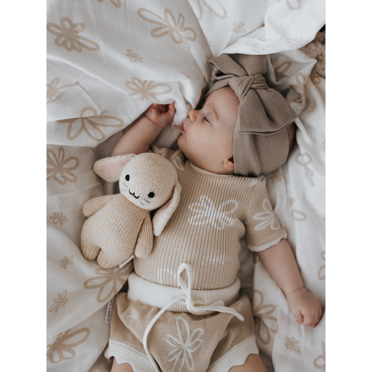 Ribbed Tee - Gia - Latte