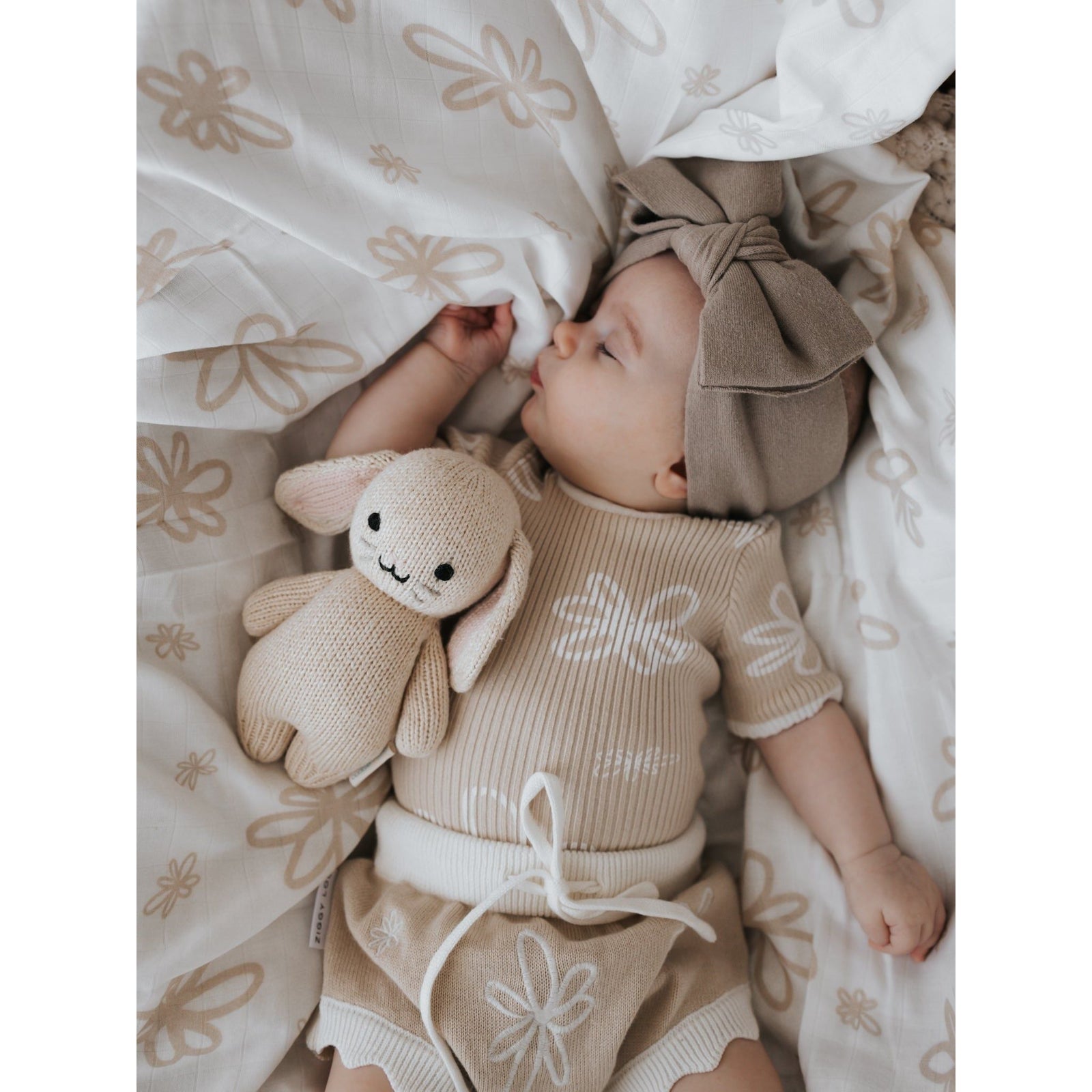 Ribbed Tee - Gia - Latte