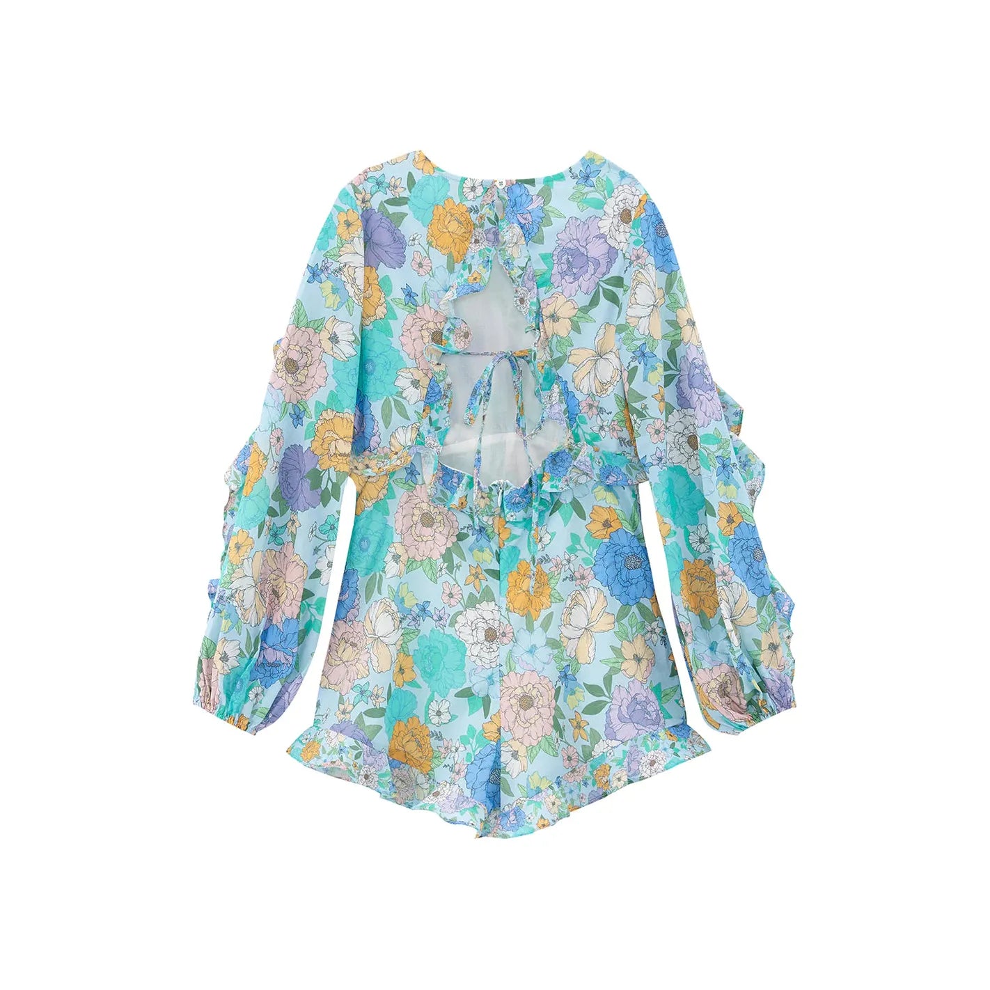 Azure Romper - Floral