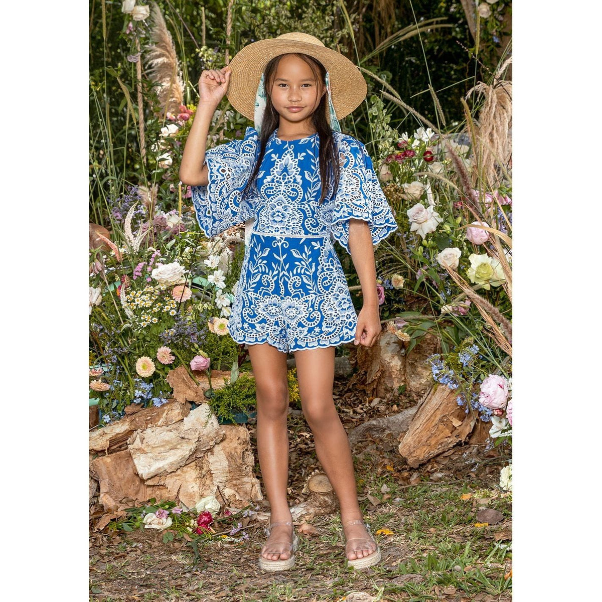 Marissa Embroidered Romper