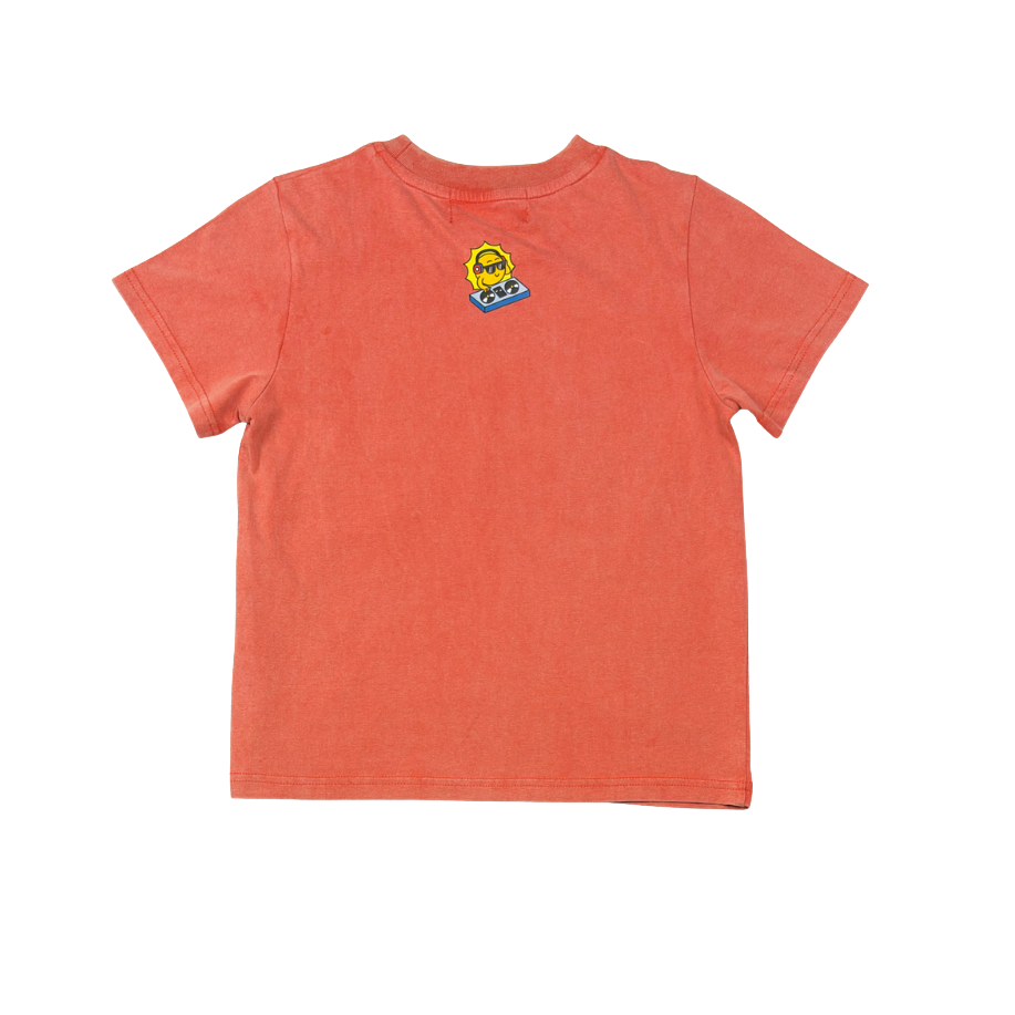 Orange Wash DJ Tee