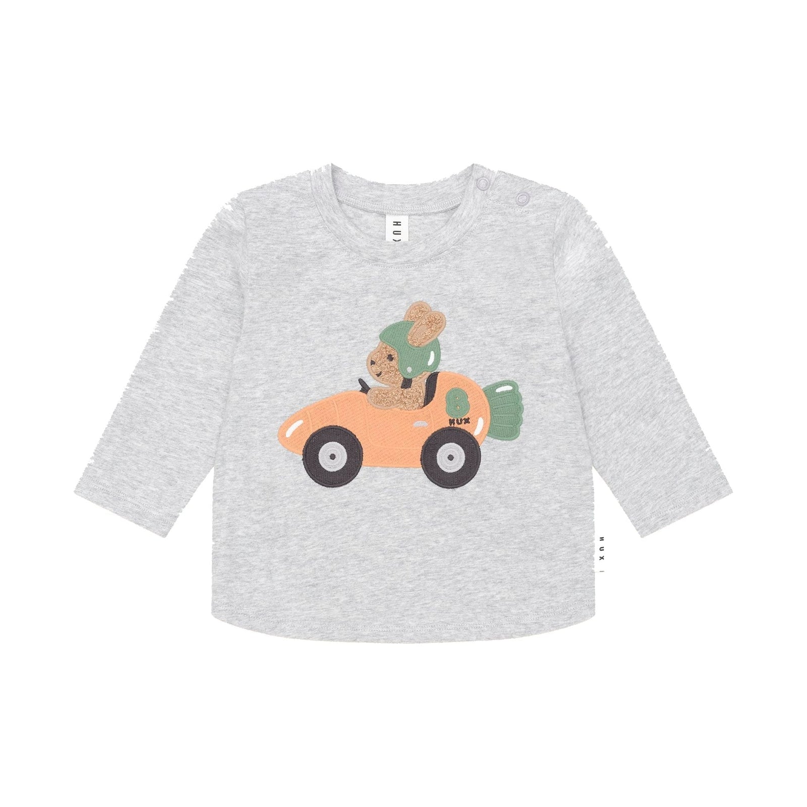 L/Slv Carrot Car Hux Top