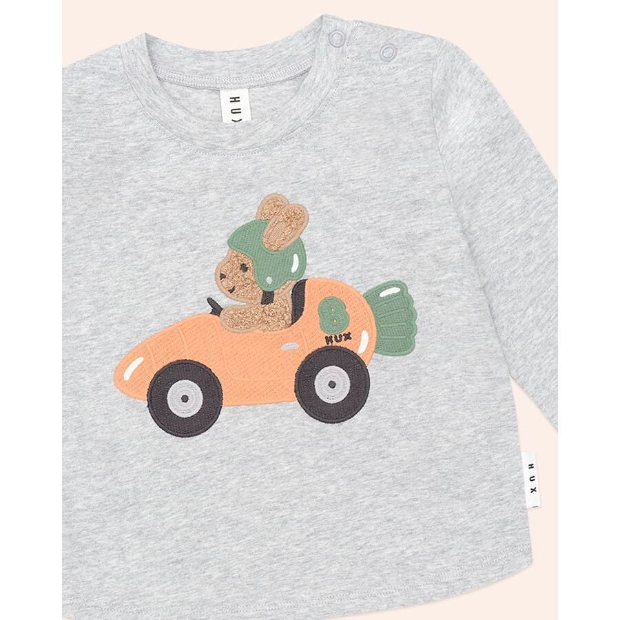 L/Slv Carrot Car Hux Top