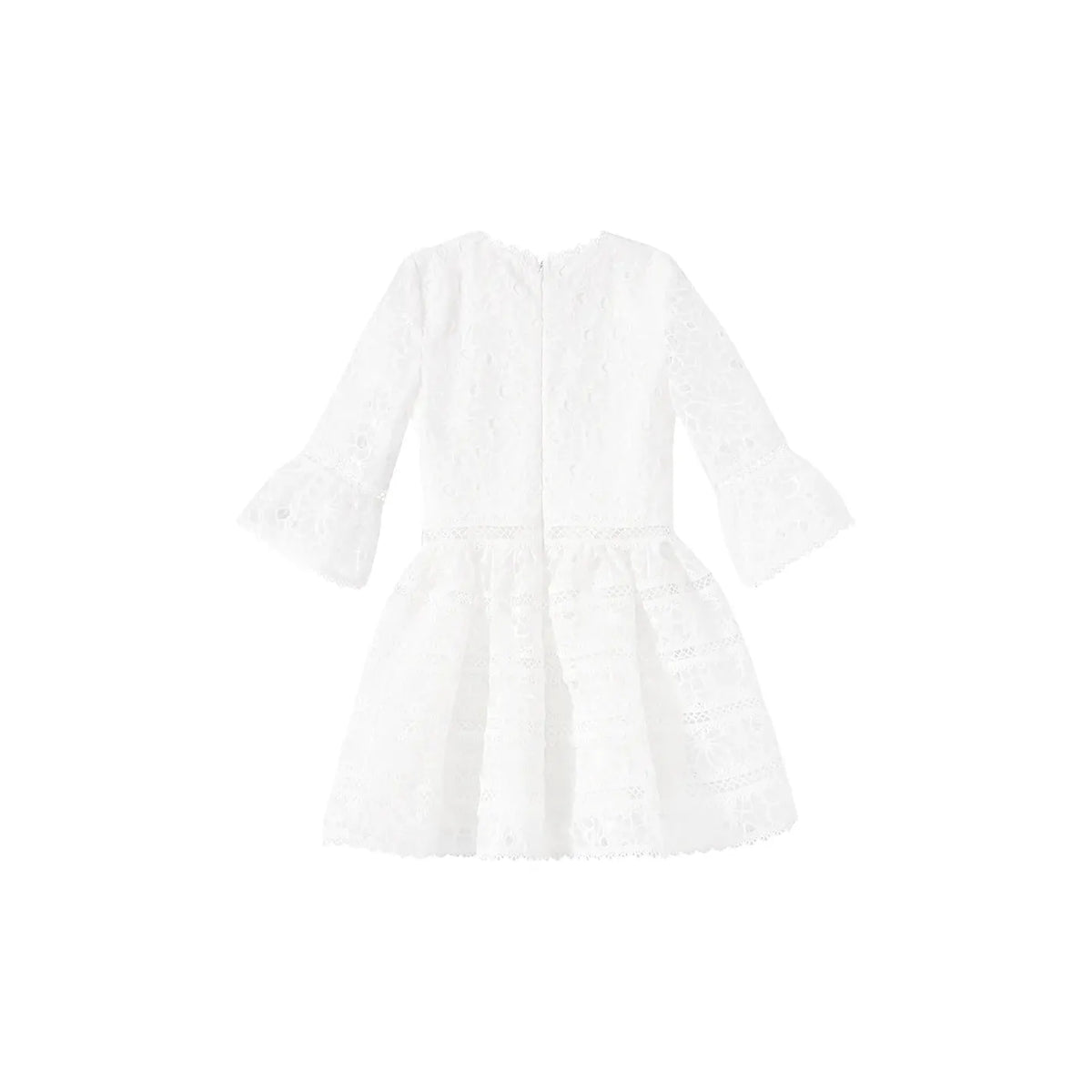 Sadie Embroidered Dress - Ivory
