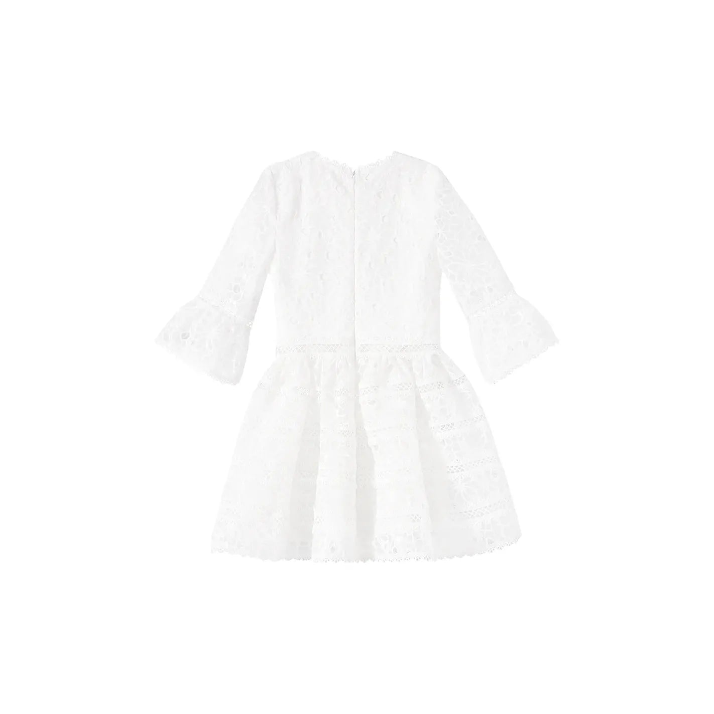 Sadie Embroidered Dress - Ivory
