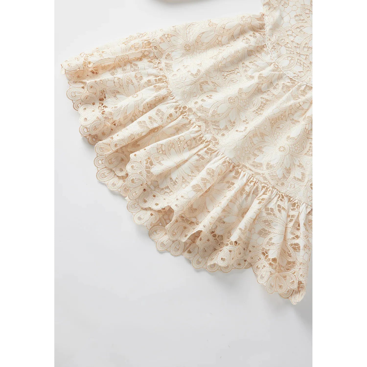 Kiera Embroidered Dress - Ivory