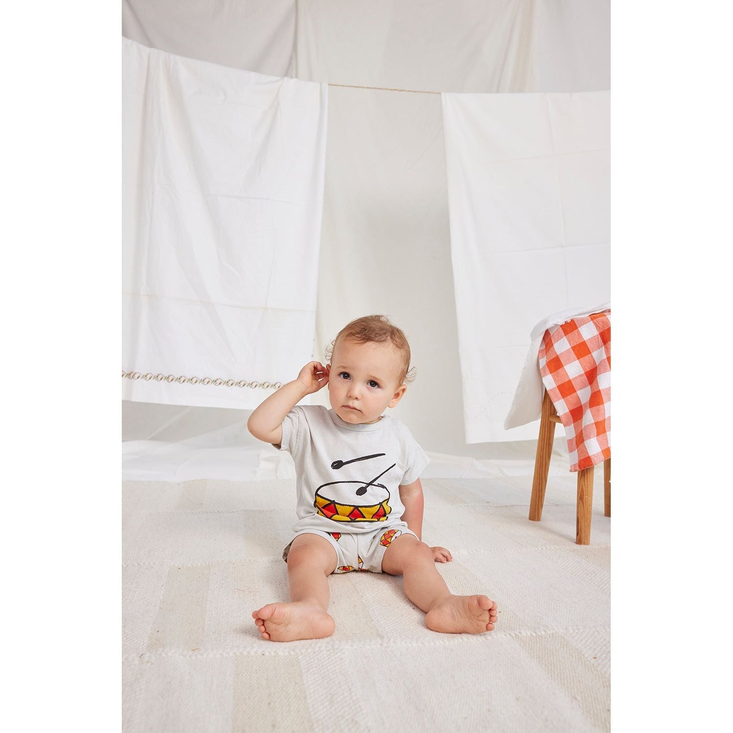 Baby Play The Drum T-Shirt