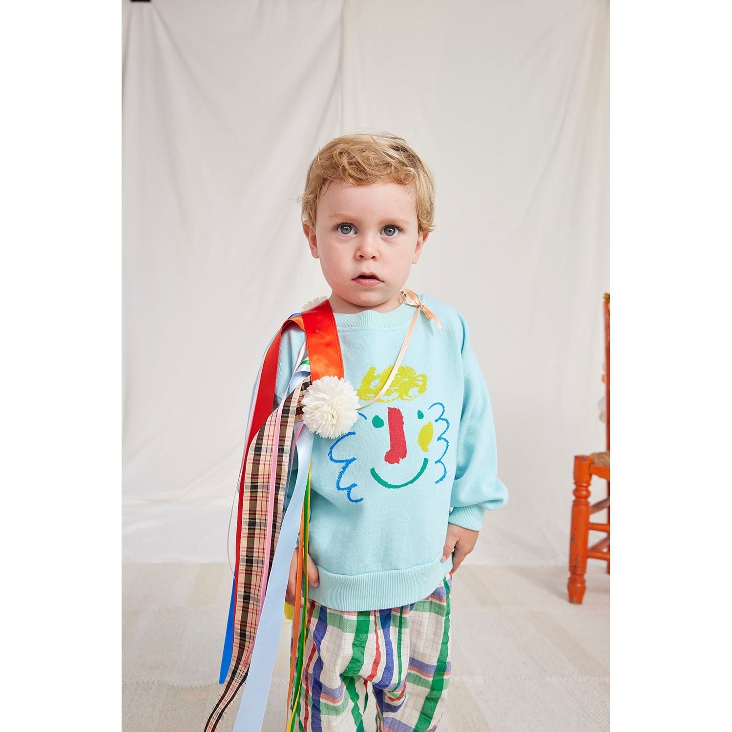 Baby Happy Mask Sweatshirt