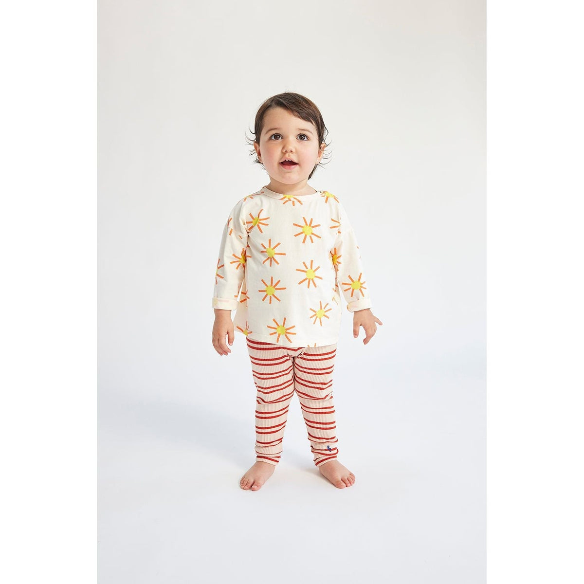 Baby Red Stripes Leggings