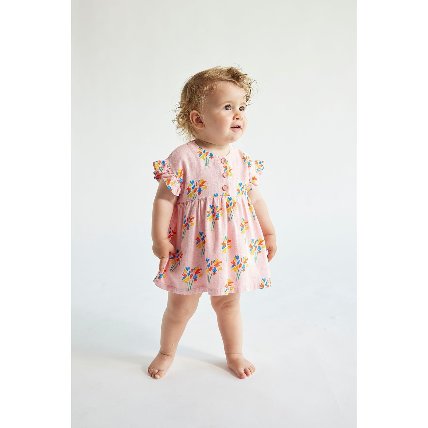 Baby Fireworks All Over Woven Dress