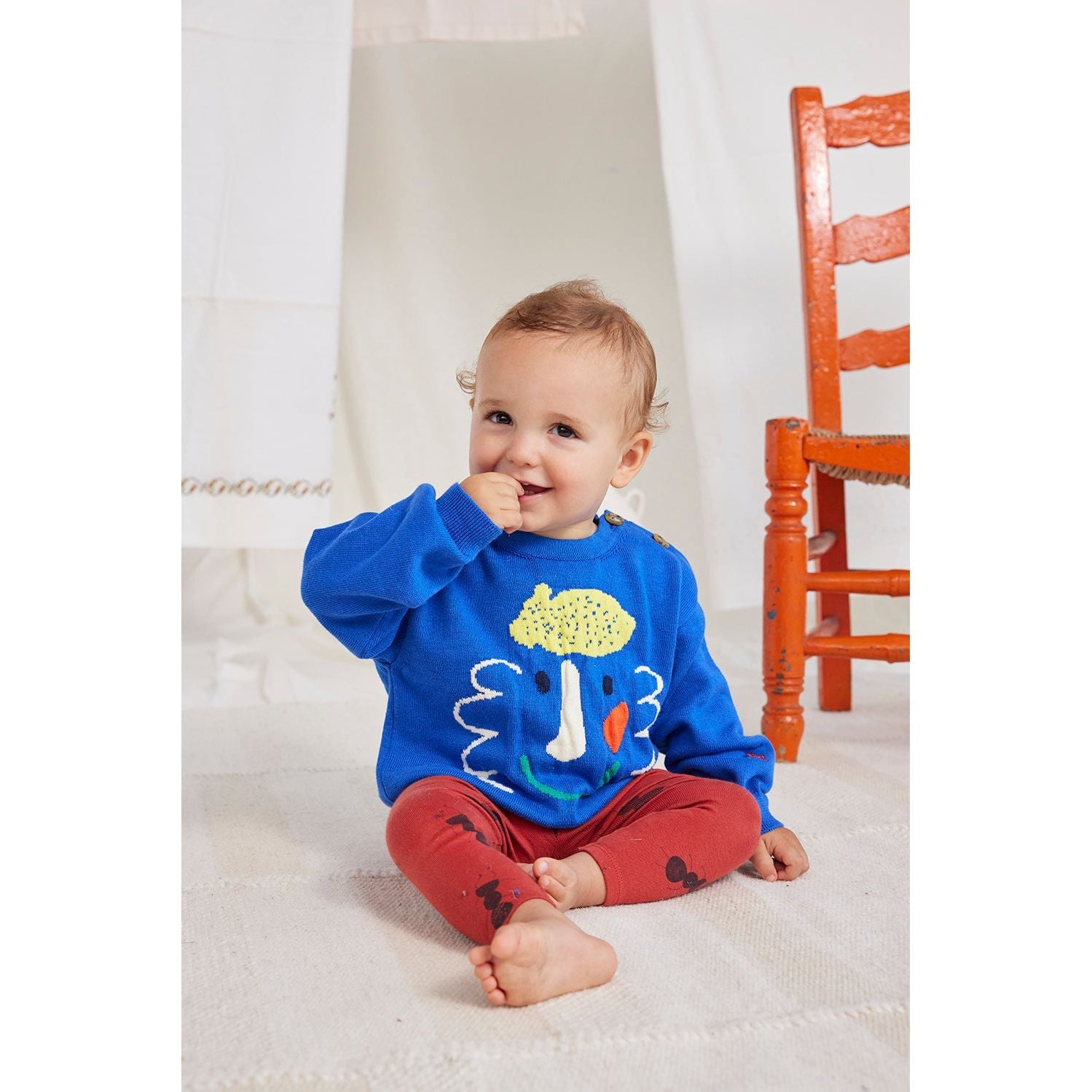 Baby Happy Mask Jumper