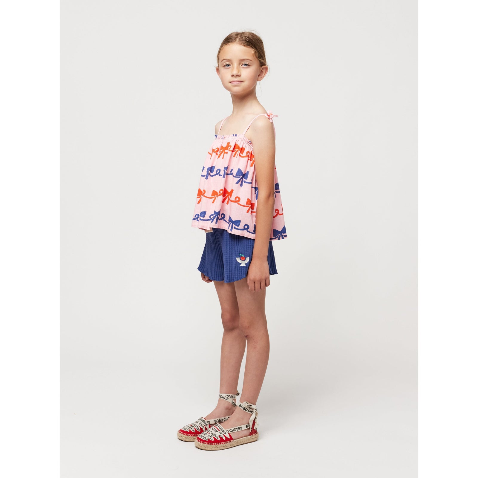 Ribbon Bow All Over Woven Top