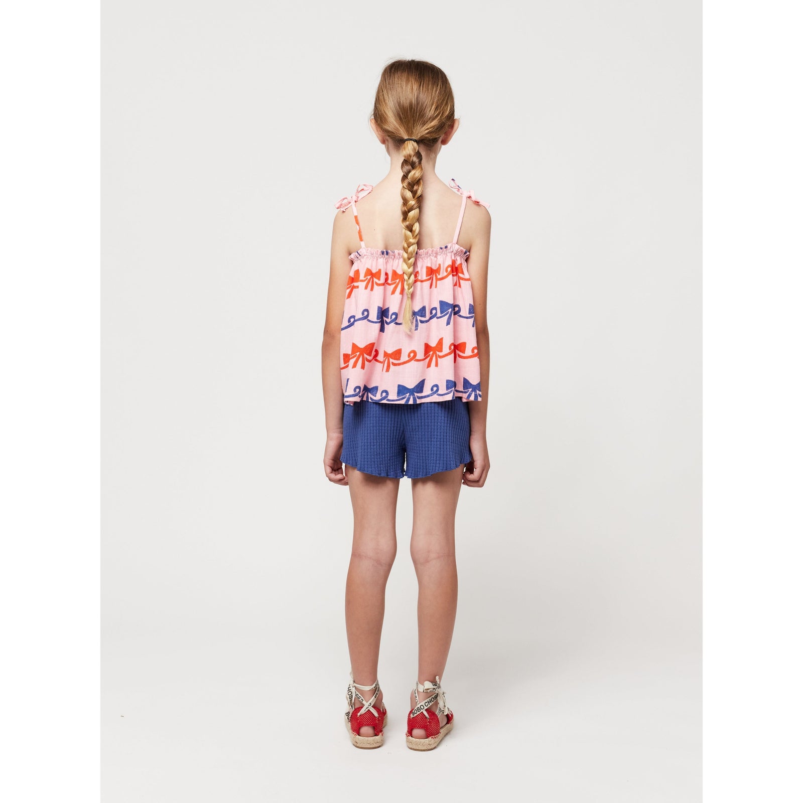 Ribbon Bow All Over Woven Top