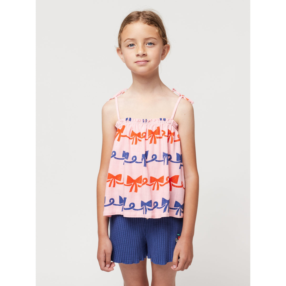 Ribbon Bow All Over Woven Top