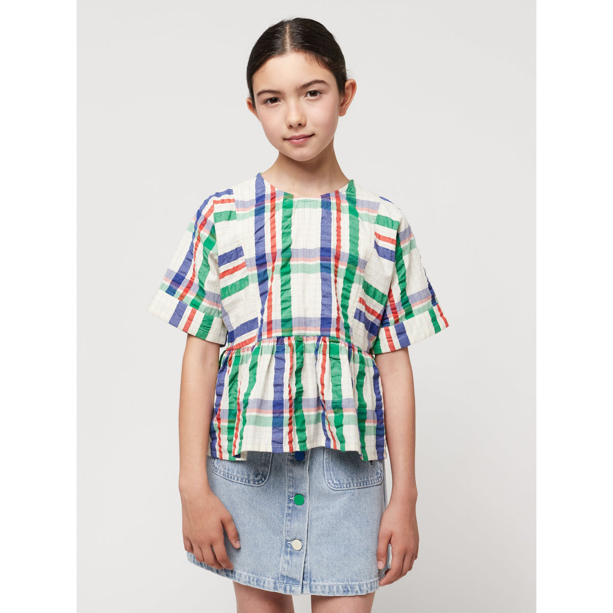 Madras Checks Woven Top