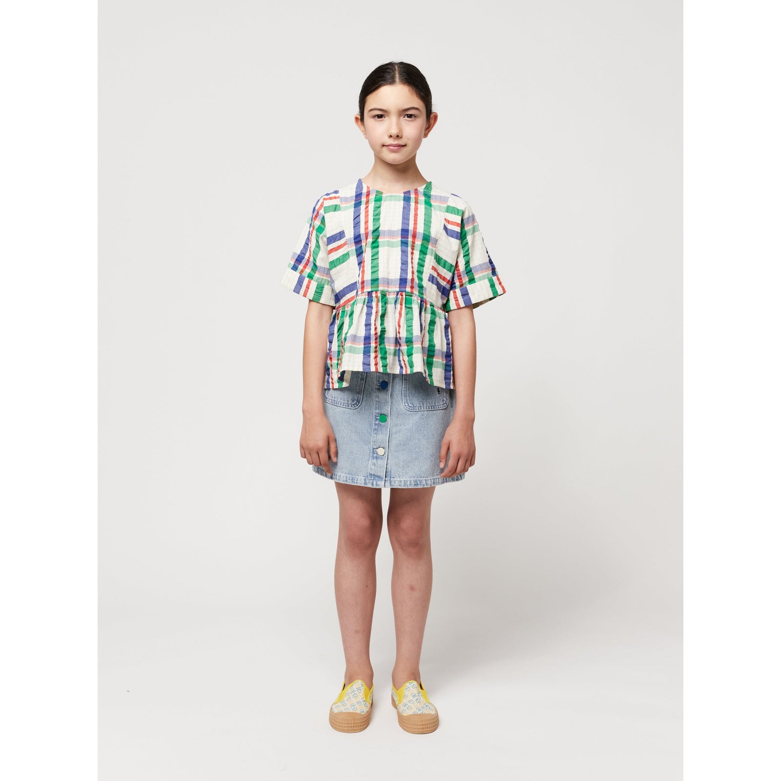 Madras Checks Woven Top