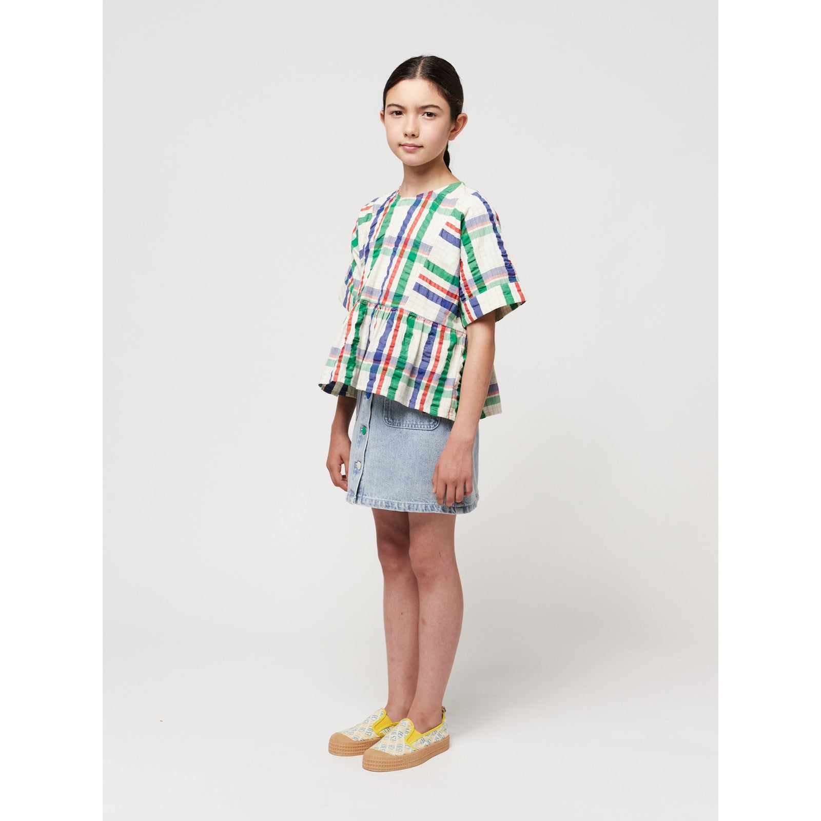 Madras Checks Woven Top