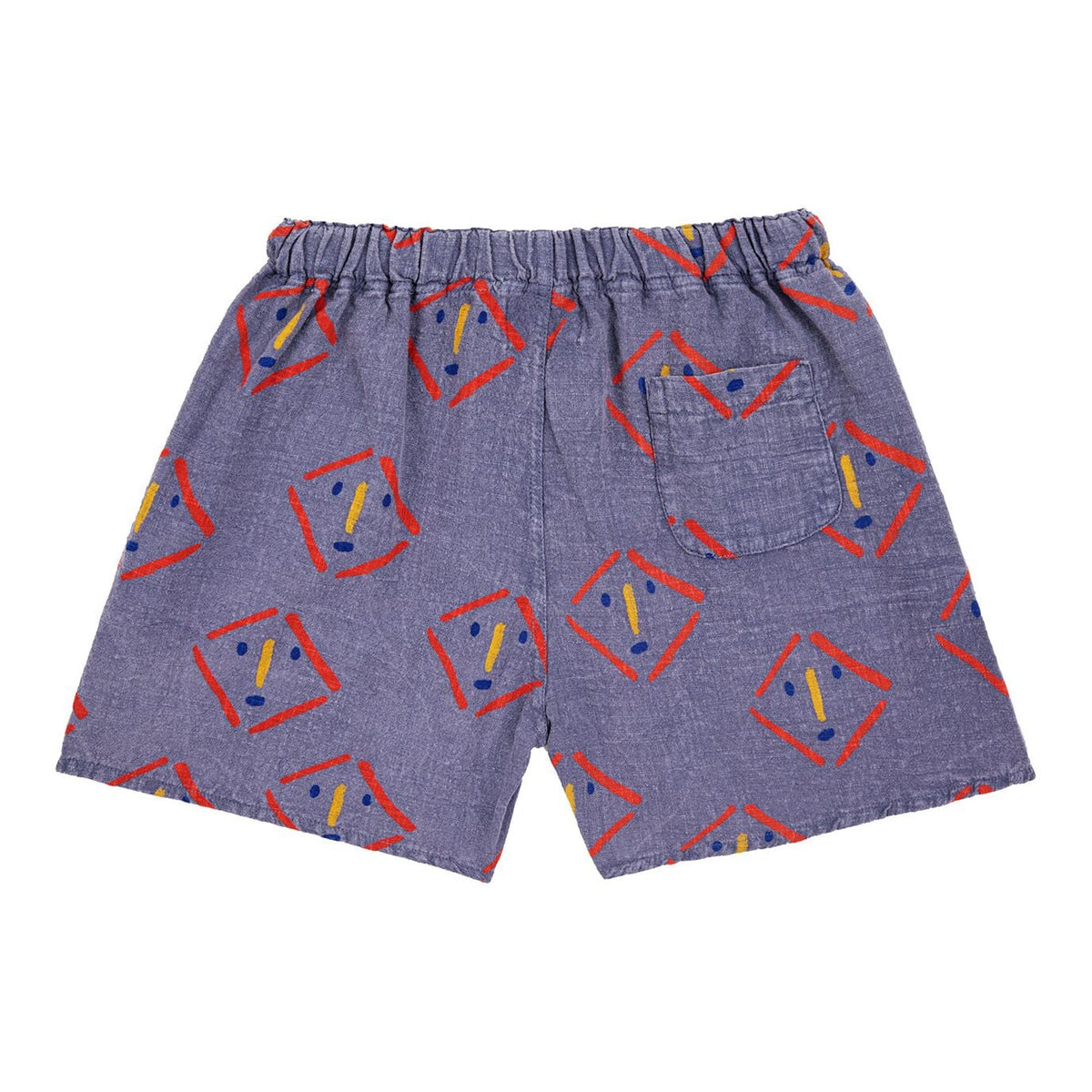 Masks All Over Woven Shorts
