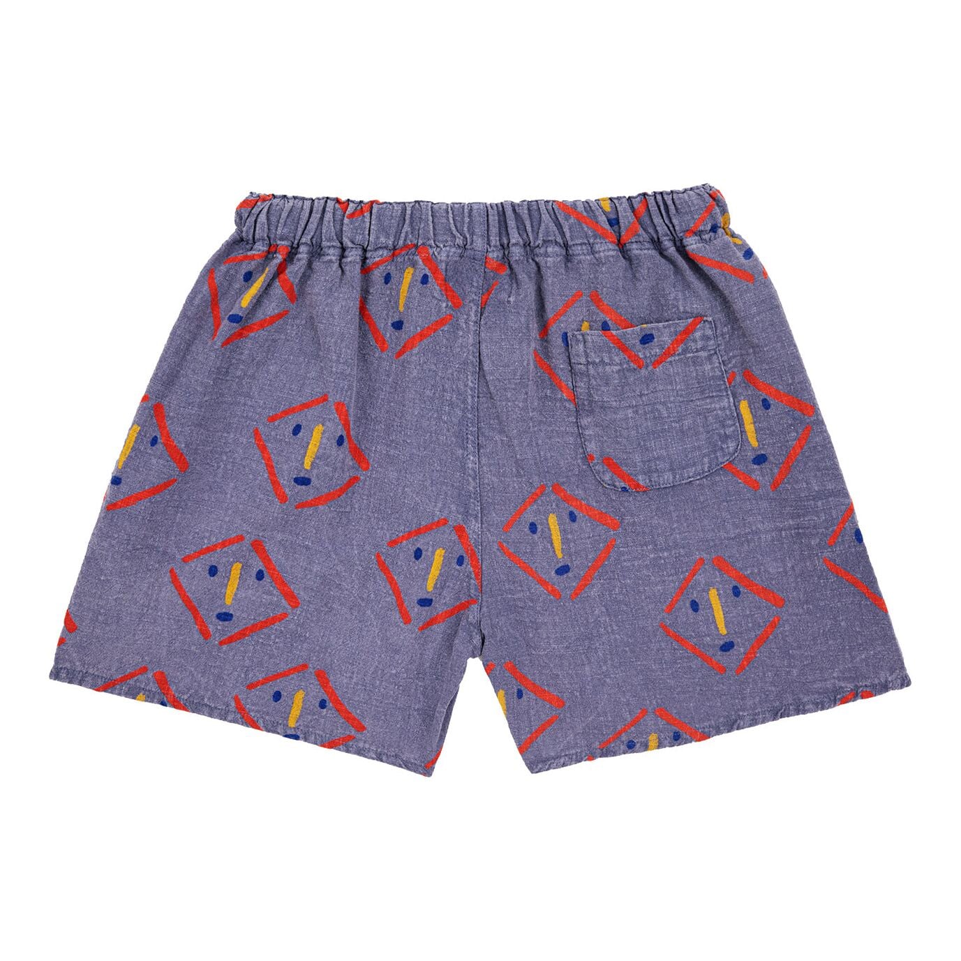 Masks All Over Woven Shorts