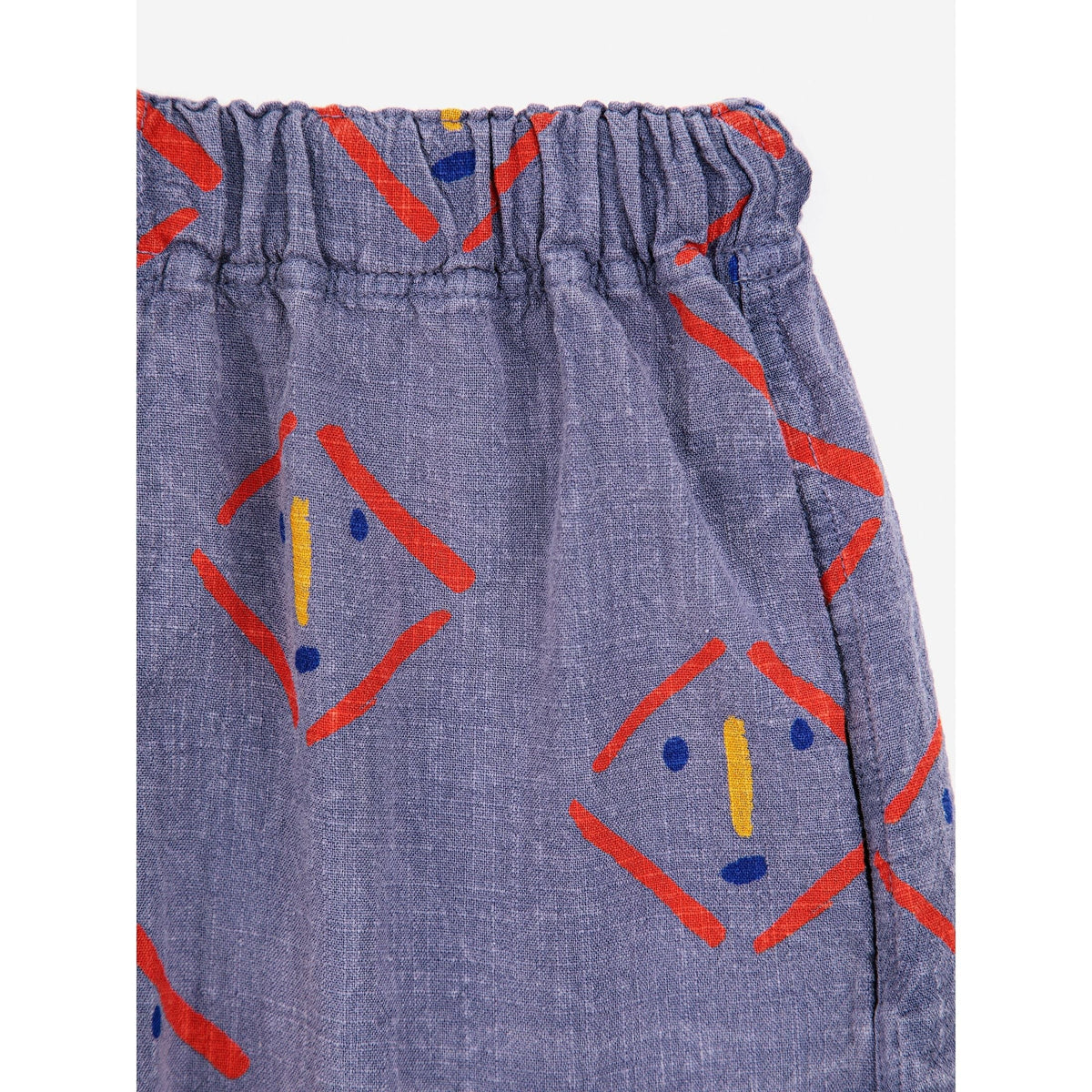 Masks All Over Woven Shorts