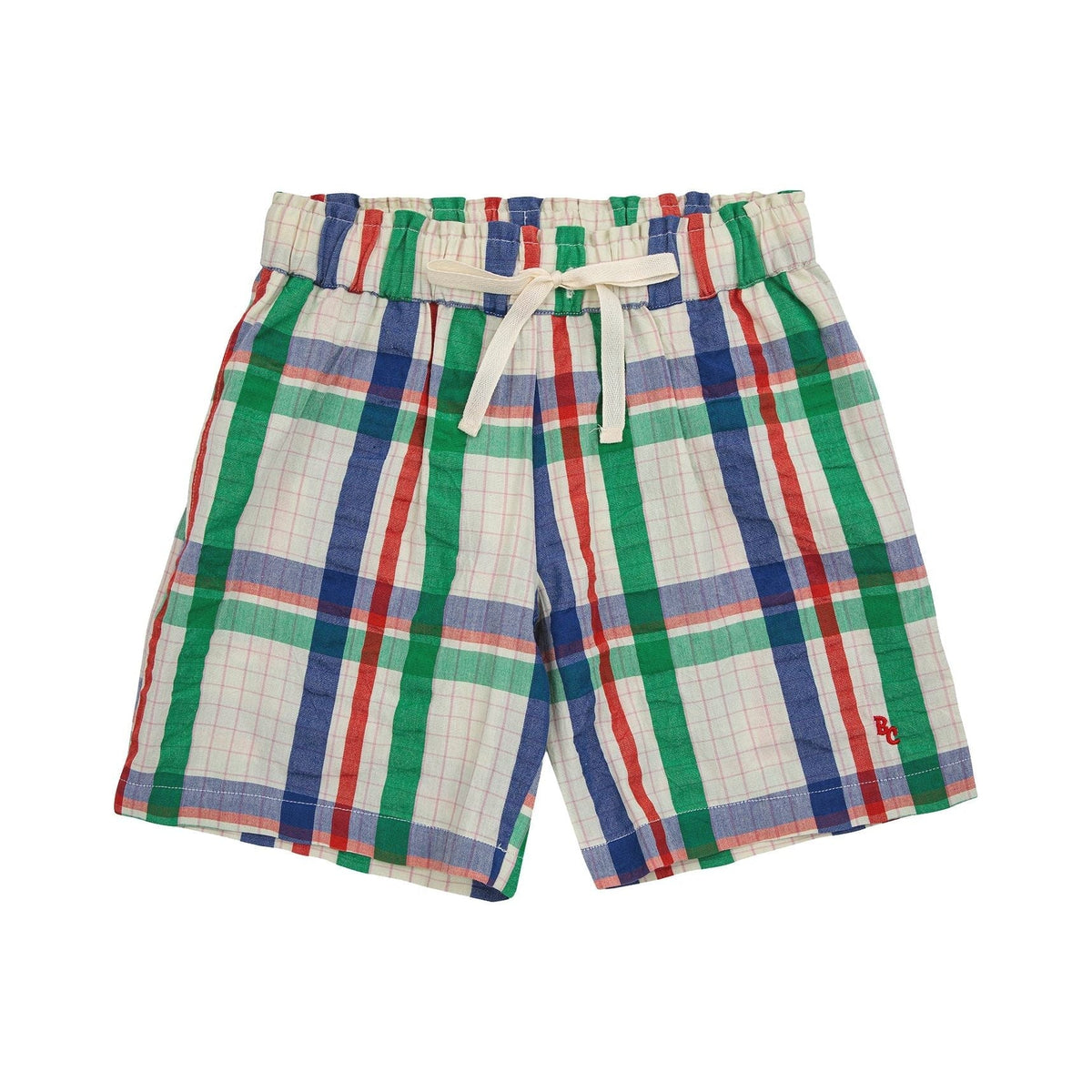 Madras Checks Woven Bermuda Shorts